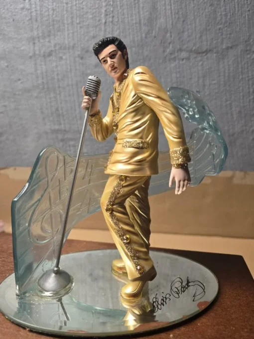 Tradera Musikmemorabilia<Elvis Presley Samlarfigur - Treasuned Reflections Collection