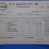 Tradera ESSO Kontantkvitto Emmaboda 1958^ Bensinia