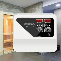 Tradera Extern bastuvärmare kontroller, justerbar tid och temperatur,bred kompatibilitet> Badrum