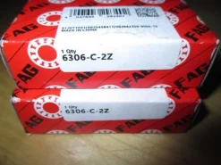 Tradera FAG LAGER. 6306-C-2Z. 2 ST!> Verkstad
