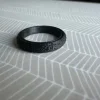 Tradera Fidget-ring i glitter-svart> Fidgets