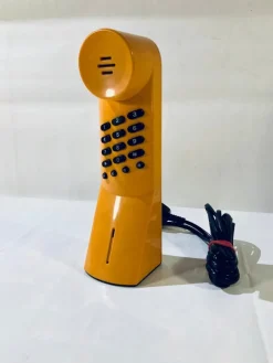 Tradera Fast Telefoni<FIDO Televerket Retro / Vintage Fast Knapptelefon Kobra (Gul)
