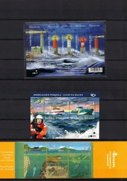 Tradera Finland postfriska block och ett häfte.^ Norden