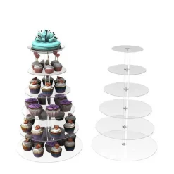 Tradera Flervånings cupcake fat i plats - nytt *^ Bröllopsdukning & Dekorationer