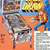 Tradera Flyer flipperspel Gottlieb Fast Draw^ Spelautomater
