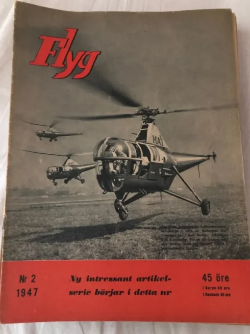 Tradera Flyg Nr 2 1947> Flyg- & Flyghistoria
