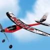Tradera Lek & Spel<Flygplan framdrivet med gummiband Stratos - Made in Germany