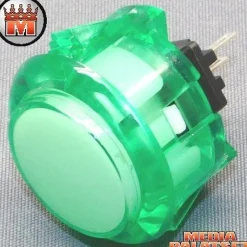 Tradera Övrigt Dator- & Tv-spel<Foshan OBSC 30 (Green) Arcade Arkad Knapp Push Button x 1