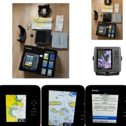 Tradera Garmin ECHOMAP 50S+BlueChart G3 Hela EU+Afrika mid East India+Greenland Iceland^ Gps:er & Navigationsutrustning