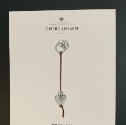 Tradera Georg Jensen, Nyckelring ”heart”> Nyckelringar & Nyckelfodral