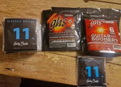 Tradera GHS Boomers 11-50 8st set. Harley Benton Value strings 10st set 11-52..^ Musikinstrument