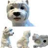 Tradera Glasprinsen - Figurin - Hundar - West Highland Terrier porslin Höjd 30 cm^ Dekorationer