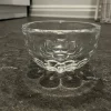 Tradera Glasskål kristallskål Orrefors med signatur> Glas