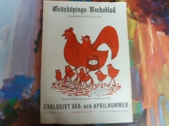 Tradera GRÖNKÖPINGS VECKOBLAD, 1963 APRIL NR 4, TIDNING> Tidskrifter