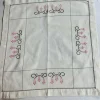 Tradera Handbroderad duk. Broderad. Ca 38*40 cm^ Inredning & Hushåll