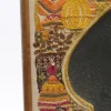 Tradera Handbroderad spegel med orientaliskt mönster> Antikviteter