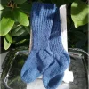 Tradera Handstickade yllesockar raggsockar blå s 25-26 im 15 nyskick^ Baby, Barn & Lek