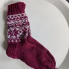 Tradera Handstickade Yllesockor 31-33 ull^ Baby, Barn & Lek