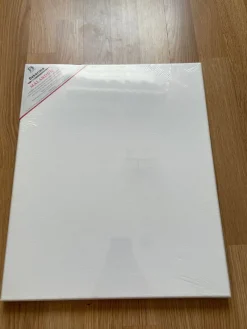 Tradera Helt ny och inplastad Målarduk Duk Storlek F8 46 cm x 38 cm i trä 100% bomull^ Konstnärstillbehör