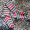 Tradera Hemstickade tunna raggsockor 6-8år.^ Kläder