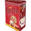 Tradera HOT Coffee Now - plåtburk^ Kaffe & Te