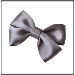 Tradera Hårklämma med dubbel rosett - MÖRKGRÅ - liten - hårrosett hårspänne> Håraccessoarer