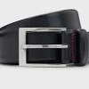 Tradera HUGO BOSS SKÄRP SKINN LEATHER COW BLACK GELLOT BELT KLASSISK STRL 100> Bälten & Skärp