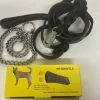 Tradera Husdjurstillbehör<Hundhalsband stål o läderkoppel, Pentgentle antiskall träning för hund oanvänd