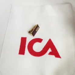 Tradera Reklamprylar<ICA-kavaj från reklamen, storlek XL med pin