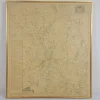 Tradera Inramad karta över Jämtland - Reproduktion - 1685 - Johan Stenklyft> Grafik, Kartor & Tryck