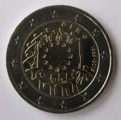 Tradera Irland 2 euro 2015 Flag^ Euromynt & Sedlar