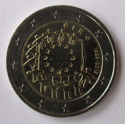 Tradera Irland 2 euro 2015 Flag^ Euromynt & Sedlar