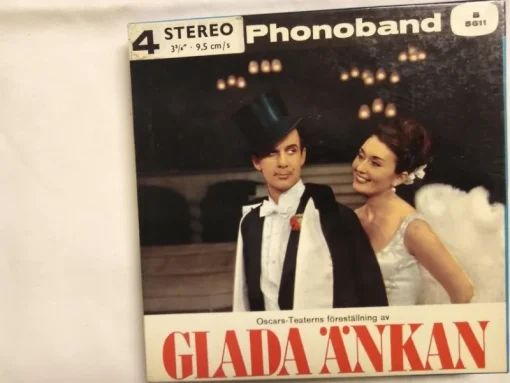Tradera Jarl Kulle Berit Carlberg Oscars-Teaterns föreställning Glada Änkan Reel-To-Reel^ Rullband