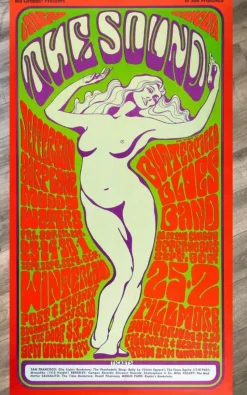 Tradera JEFFERSON AIRPLANE THE SOUND WINTERLAND 1966 PHOTO POSTER^ Musikposters
