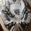 Tradera Jättefin Babynest i grå färg /vita stora stjärna handtag, täcke, kudde, hemsytt!> Inredning Barnrum