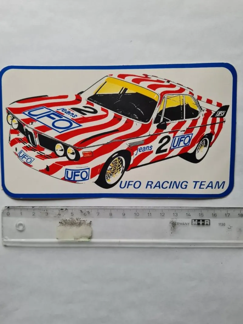 Tradera Klistermärke UFO Racing Team, 70-tal> Klistermärken & Stickers