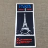 Tradera Tidtabeller<KLUBBRESOR TILL PARIS - FOLDER från 1965