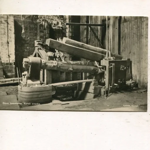 Tradera Svenska Landskap<Korså Smedja, Stora Hammaren, obeg ca 1930