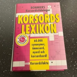 Tradera Korsordslexikon> Korsord & Korsordsrelaterat