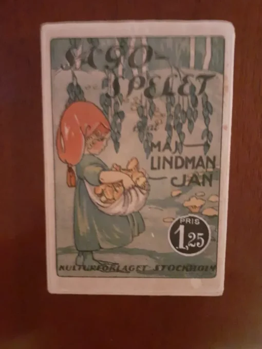 Tradera Spelkort<Kortlek, Sagospelet, Kulturförlaget, Stockholm, Maj Lindman Jan, 1924
