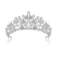 Tradera kristall bröllop hår krona tiara> Bröllopsaccessoarer