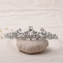 Tradera Kristall bröllop hår krona tiara> Bröllopsaccessoarer