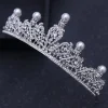 Tradera Kristall CZ bröllop hår krona tiara> Bröllopsaccessoarer