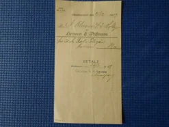 Tradera Fraktsedlar & Fakturor<Kvitto Larsson & Pehrsson Christianstad 1909