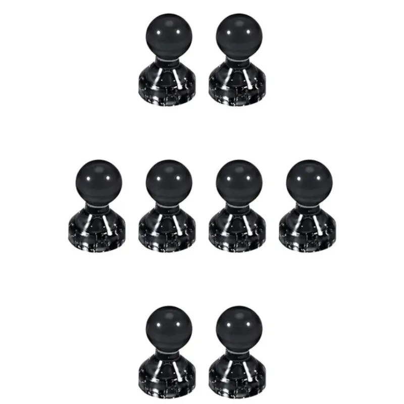 Tradera Kylskåpsmagnet - Kartnålsmagnet - Akryl - 8st - Svart^ Vitvaror