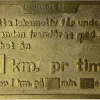 Tradera Järn- & Spårvägsmemorabilia<Äldre lokskylt i mässing