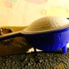 Tradera Nyckelringar<Äldre Ovanlig Tupperware Nyckelring Sil Dubbelsil i Vitt & Blått - Fint skick !!