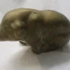 Tradera Sparbössor<ÄLDRE SPARBÖSSA GRIS GULDFÄRGAD