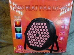 Tradera LED LJUDSTYRD DJ LAMPA MED 54 KRAFTIGA LED MED DMX, VÄGGFÄSTE MM!^ Dj-utrustning