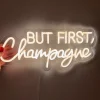 Tradera Skyltar<LED skylt neonskylt champagne party fest